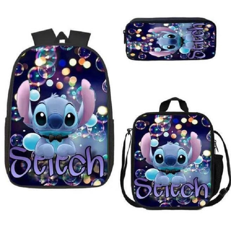 thumbnail image 2 of Mochila escolar para estudiantes mochila ligera de viaje con dibujos animados bolsa de almuerzo para niños y niñas, 2 of 3