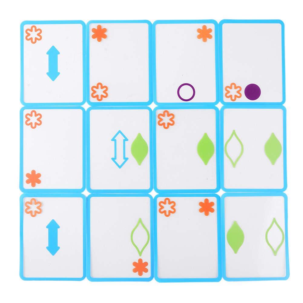 thumbnail image 2 of Juguete de entrenamiento lógico espacial Superposición Swish Juego de cartas transparente Regalos para niños, 2 of 6
