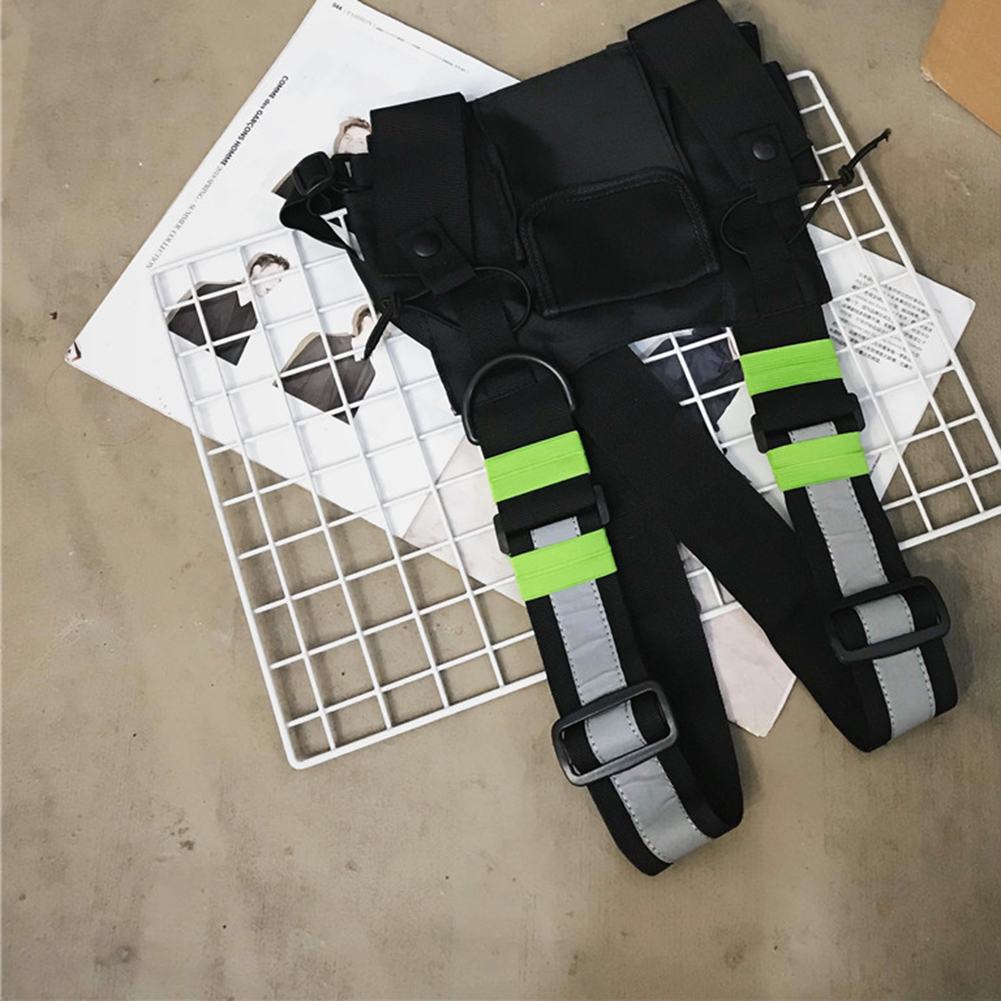 thumbnail image 4 of Oxford moda Crossbody pecho chaleco bolsa hombres mujeres noche económica Hip Hop estilo Streetwear chaleco paquetes bolsas, 4 of 7