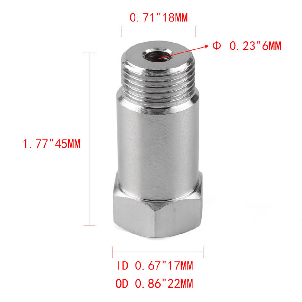 thumbnail image 2 of Adaptador espaciador de tapón para Sensor de oxígeno O2 eliminador de luz de comprobación CEL para coche, 2 of 7