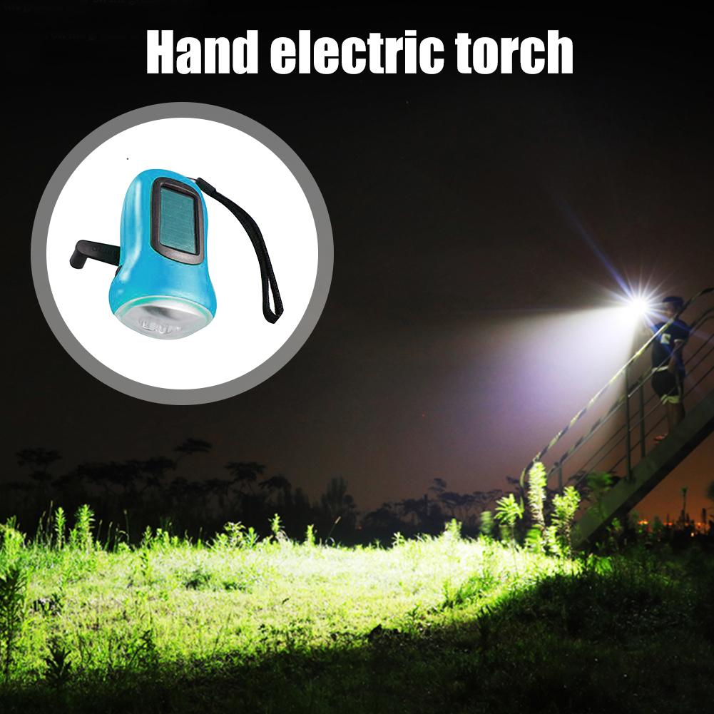 thumbnail image 3 of Antorcha Manivela Solar Dynamo Lámpara Exterior Emergencia LED Linterna azul, 3 of 9
